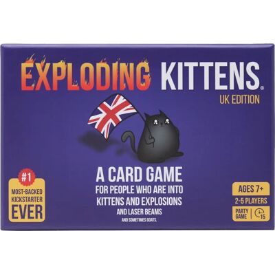 Exploding Kittens Edizione UK - Gioco di Carte Exploding Kittens Edizione UK - Gioco di Carte