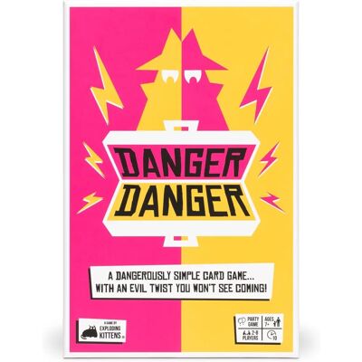 Exploding Kittens Danger Danger Gioco di festa - Gioco di carte per 2-8 giocatori +7 anni Exploding Kittens Danger Danger Gioco di festa - Gioco di carte per 2-8 giocatori +7 anni