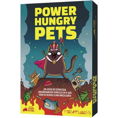 Ninguno Power Hungry Pets - Jeu de Société - Stratégie, 2-6 joueurs, 15 min, 7+ Ninguno Power Hungry Pets - Jeu de Société - Stratégie, 2-6 joueurs, 15 min, 7+