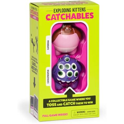 Exploding Kittens Catchables 2-Pack - Fun Party Game Set Exploding Kittens Catchables 2-Pack - Fun Party Game Set