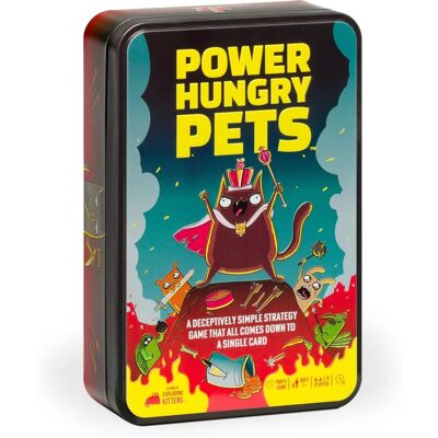 Exploding Kittens Power Hungry Pets - Metalowa wersja dla dorosłych Exploding Kittens Power Hungry Pets - Metalowa wersja dla dorosłych