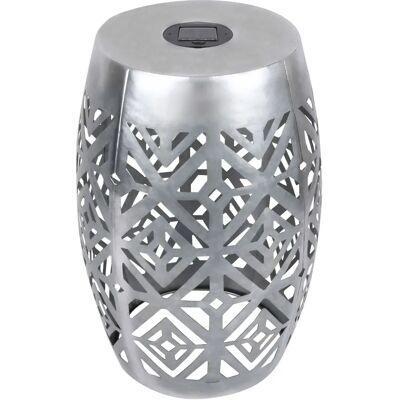 Teamson Home Outdoor Garden 2 In 1 Solar Lantern Silver - Outdoor Garden Lantern Teamson Home Outdoor Garden 2 In 1 Solar Lantern Silver - Outdoor Garden Lantern