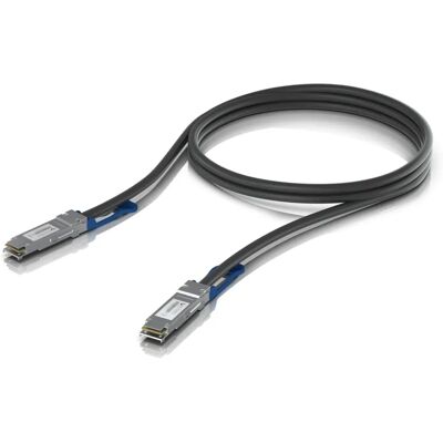 Ubiquiti UACC-DAC-QSFP28-1M Valoisa kuituvalo - 100G - Musta Ubiquiti UACC-DAC-QSFP28-1M Valoisa kuituvalo - 100G - Musta