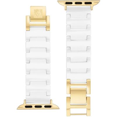 Bílý keramický řemínek Anne Klein pro Apple Watch - 38/40/41mm Bílý keramický řemínek Anne Klein pro Apple Watch - 38/40/41mm