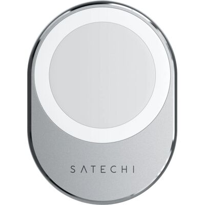 Satechi Silber Magnetischer Wireless Auto-Ladegerät & Halter - Handyhalter & 7,5W Qi Ladegerät Satechi Silber Magnetischer Wireless Auto-Ladegerät & Halter - Handyhalter & 7,5W Qi Ladegerät
