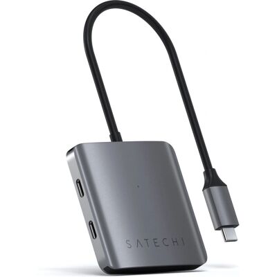 Satechi 4-porttinen USB-C Hub Harmaa - USB Hub Satechi 4-porttinen USB-C Hub Harmaa - USB Hub