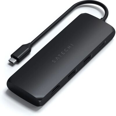 Station d'accueil Satechi - Hub USB-C avec SSD, HDMI 4K, Charge 100W - Publicité Station d'accueil Satechi - Hub USB-C avec SSD, HDMI 4K, Charge 100W - Publicité