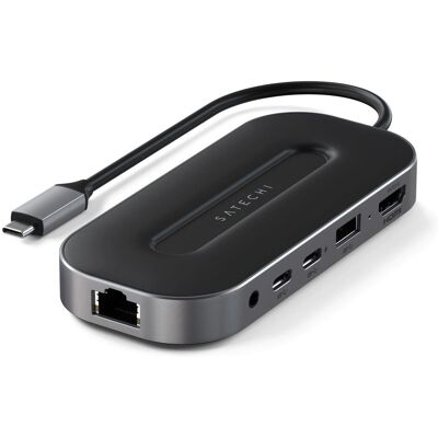 Satechi USB4 Multiport Dock - HDMI 8K, Ethernet 2.5G, USB-C & A Satechi USB4 Multiport Dock - HDMI 8K, Ethernet 2.5G, USB-C & A