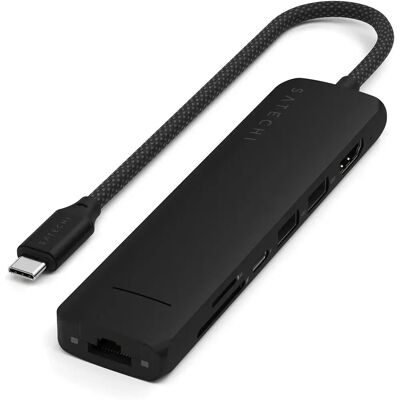 Satechi USB-C Hub 7-in-1 Ethernet 10000 Mbit/s Black Satechi USB-C Hub 7-in-1 Ethernet 10000 Mbit/s Black