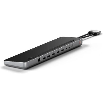 Satechi kaksois USB-C tallennuslaatikko - Musta, Hopea, Harmaa Satechi kaksois USB-C tallennuslaatikko - Musta, Hopea, Harmaa