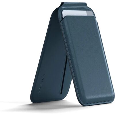Satechi Blue Magnetic Wallet & Stand for iPhone - Phone Wallet and Stand Satechi Blue Magnetic Wallet & Stand for iPhone - Phone Wallet and Stand