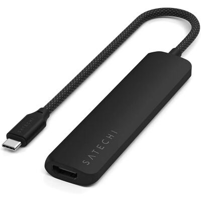Satechi Satechi ST-P6SK USB-C Hub 6-in-1 4K 100W Satechi Satechi ST-P6SK USB-C Hub 6-in-1 4K 100W