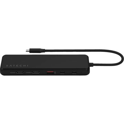 Adaptador multiporta USB-C 13-em-1 Satechi - Preto Adaptador multiporta USB-C 13-em-1 Satechi - Preto