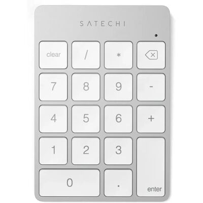 Satechi Aluminium Wiederaufladbares Bluetooth Numerisches Tastenfeld - Produktart Satechi Aluminium Wiederaufladbares Bluetooth Numerisches Tastenfeld - Produktart