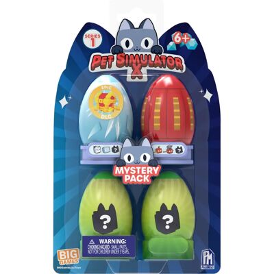 Mini figurki Pet Simulator od Phat Mojo - 4 sztuki - Seria 1 Mini figurki Pet Simulator od Phat Mojo - 4 sztuki - Seria 1