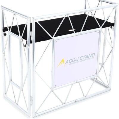 Accu-Stand Pro Event TBL 2 - DJ Tisch Silber Accu-Stand Pro Event TBL 2 - DJ Tisch Silber