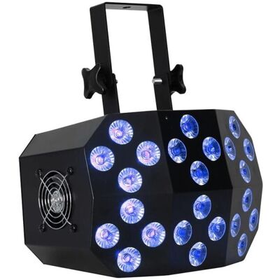 ADJ Mega Wash 24 - LED reflekor, RGBWA + UV, 240W, trådløst, 25° - LED reflekor ADJ Mega Wash 24 - LED reflekor, RGBWA + UV, 240W, trådløst, 25° - LED reflekor