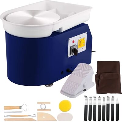 Vevor Blaue 28cm Töpfermaschine - Variable Geschwindigkeit, Abnehmbarer Wasserbehälter Vevor Blaue 28cm Töpfermaschine - Variable Geschwindigkeit, Abnehmbarer Wasserbehälter