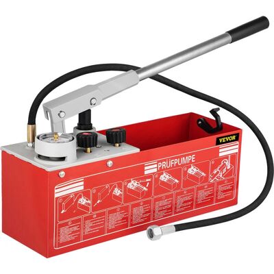 Vevor Hydrostatyczna Pompa Testowa ciśnienia - 25 bar, zbiornik 3,2 galona, podwójny manometr Vevor Hydrostatyczna Pompa Testowa ciśnienia - 25 bar, zbiornik 3,2 galona, podwójny manometr