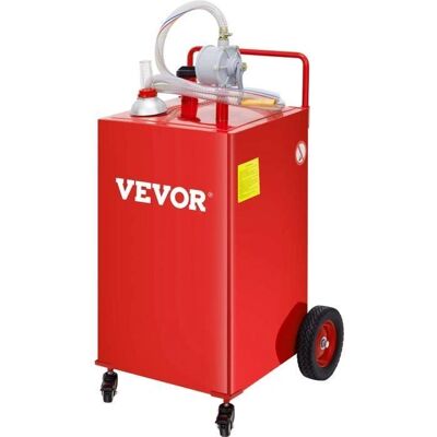 Chariot à carburant VEVOR 35 gallons - Réservoir de stockage sur 4 roues - Publicité Chariot à carburant VEVOR 35 gallons - Réservoir de stockage sur 4 roues - Publicité