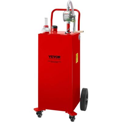 Chariot à carburant VEVOR 35 gallons - Réservoir de stockage sur 4 roues - Publicité Chariot à carburant VEVOR 35 gallons - Réservoir de stockage sur 4 roues - Publicité