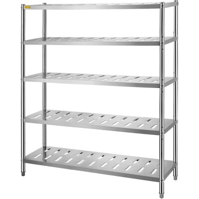 Étagère en Acier Inoxydable Vevor - 5 Niveaux - Étagère de Garage - Publicité Étagère en Acier Inoxydable Vevor - 5 Niveaux - Étagère de Garage - Publicité
