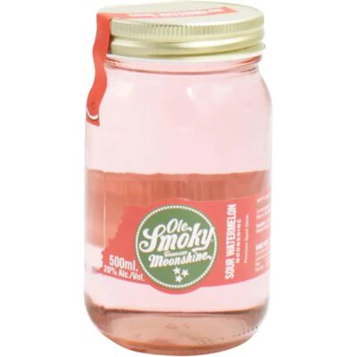 Ole Smoky Tennessee Moonshine SOUR WATERMELON - Moonshine, Tennessee, Sour Watermelon, 20% alcohol Ole Smoky Tennessee Moonshine SOUR WATERMELON - Moonshine, Tennessee, Sour Watermelon, 20% alcohol