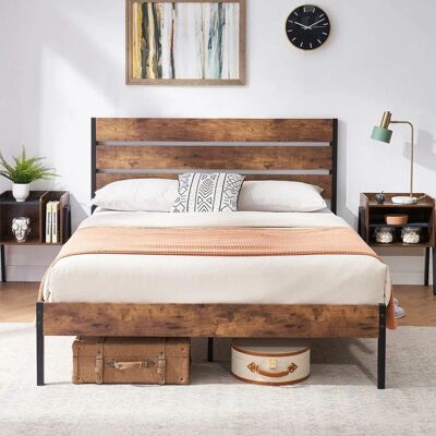 Generic - Bed Frame - Tête de lit en bois - Bed Frame - Publicité Generic - Bed Frame - Tête de lit en bois - Bed Frame - Publicité