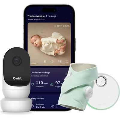 Owlet Dream Bundle: Dream Sock + Cam 2 - minze Owlet Dream Bundle: Dream Sock + Cam 2 - minze