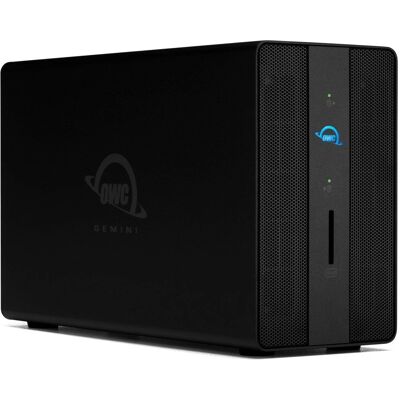 OWC Gemini 4TB RAID Speicher Gehäuse - Thunderbolt 3 OWC Gemini 4TB RAID Speicher Gehäuse - Thunderbolt 3