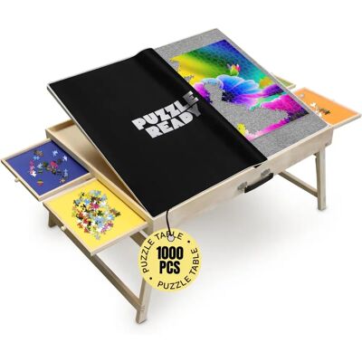 Puzzle Ready - Pusselbräda med ben, 1000 bitar Puzzle Ready - Pusselbräda med ben, 1000 bitar