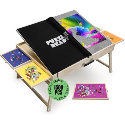 Puzzle Ready - Planche pour puzzles avec pieds - 1500 Pièces - Publicité Puzzle Ready - Planche pour puzzles avec pieds - 1500 Pièces - Publicité