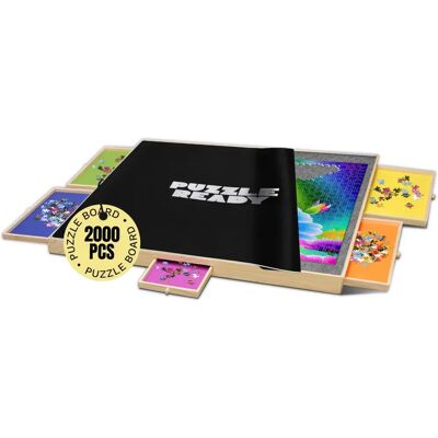 Puzzle Ready - Plateau en bois pour puzzle, 2000 pièces - Puzzle Board - Publicité Puzzle Ready - Plateau en bois pour puzzle, 2000 pièces - Puzzle Board - Publicité