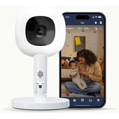 Nanit Pro Moniteur Bébé - Caméra HD, Support Flexible, Bande de Sommeil - Publicité Nanit Pro Moniteur Bébé - Caméra HD, Support Flexible, Bande de Sommeil - Publicité
