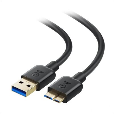 Cable Matters Cabo Micro USB 3.0 0,5 m - Preto - Cabo USB Cable Matters Cabo Micro USB 3.0 0,5 m - Preto - Cabo USB