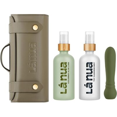 Lá Nua Erwachsenen-Set - Vibrator, Gleitmittel und Reinigungsset Lá Nua Erwachsenen-Set - Vibrator, Gleitmittel und Reinigungsset