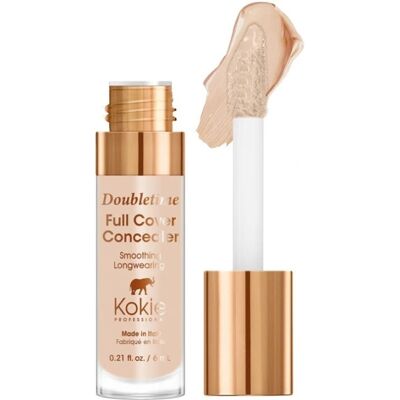 Kokie Cosmetics Kokie Doubletime Full Dekkende Concealer - 102 Lys Nøytral Kokie Cosmetics Kokie Doubletime Full Dekkende Concealer - 102 Lys Nøytral