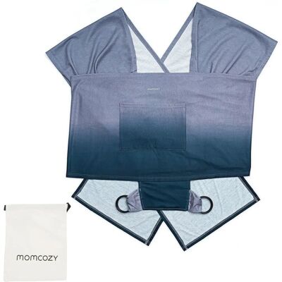 Momcozy Baby Wrap Trage - Verstellbar, Ergonomisch, Unterstützend Momcozy Baby Wrap Trage - Verstellbar, Ergonomisch, Unterstützend