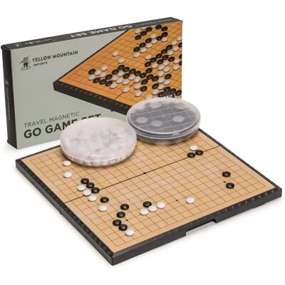 Yellow Mountain Imports - Conjunto Go Magnético 19x19 - 11 Polegadas Yellow Mountain Imports - Conjunto Go Magnético 19x19 - 11 Polegadas