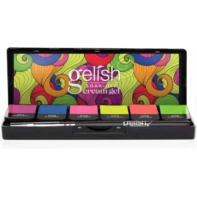 Gelish - Solid Cream Gel 6 Piece Palette - Neon - palette Gelish - Solid Cream Gel 6 Piece Palette - Neon - palette