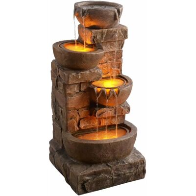 Fontana da Giardino Marrone 84,5cm TEAMSON HOME - Fontana da giardino Fontana da Giardino Marrone 84,5cm TEAMSON HOME - Fontana da giardino