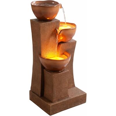 Fontana da Giardino TEAMSON HOME Marrone - 72,5cm - Elemento d'acqua esterno Fontana da Giardino TEAMSON HOME Marrone - 72,5cm - Elemento d'acqua esterno