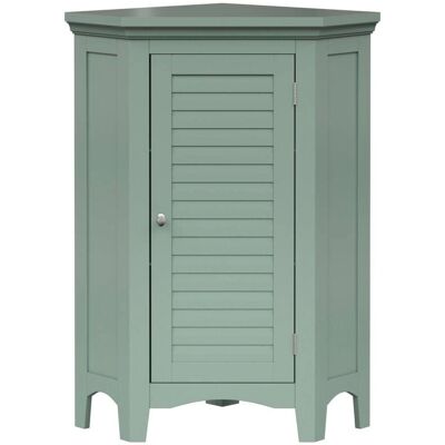Teamson Home - Corner Floor Cabinet Glancy Sage Green - Storage Furniture Teamson Home - Corner Floor Cabinet Glancy Sage Green - Storage Furniture