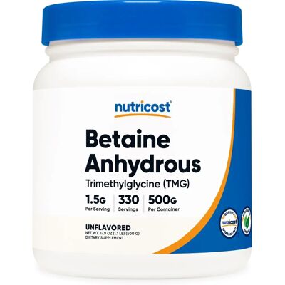 Nutricost Betaine Anhydrous Powder - Powder Nutricost Betaine Anhydrous Powder - Powder