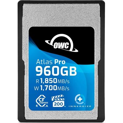 OWC Atlas Pro CFexpress Type A 960GB - VPG 200 - Minneskort OWC Atlas Pro CFexpress Type A 960GB - VPG 200 - Minneskort