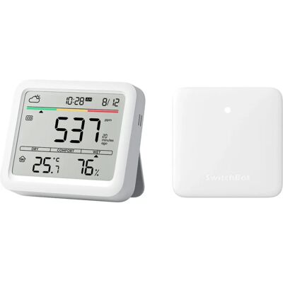 SwitchBot Meter Pro - CO2 Szén-dioxid Számláló, Fehér LCD, Elem SwitchBot Meter Pro - CO2 Szén-dioxid Számláló, Fehér LCD, Elem