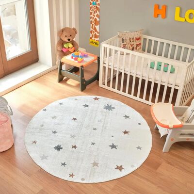 Livabliss Children's Round Washable Carpet - Carpet Livabliss Children's Round Washable Carpet - Carpet