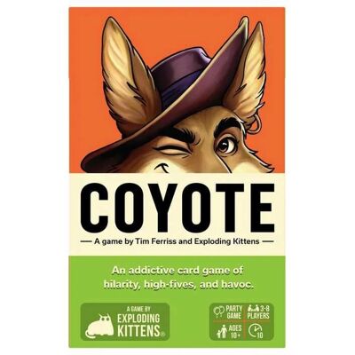 Exploding Kittens Coyote Jeu de Cartes - Jeu de fête dès 10 ans Exploding Kittens Coyote Jeu de Cartes - Jeu de fête dès 10 ans