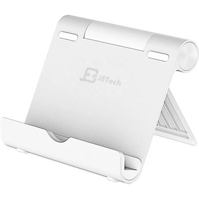 JETech 2061-EE-IPHONEIPAD-STAND-ALU Branco - Suporte para Tablet JETech 2061-EE-IPHONEIPAD-STAND-ALU Branco - Suporte para Tablet