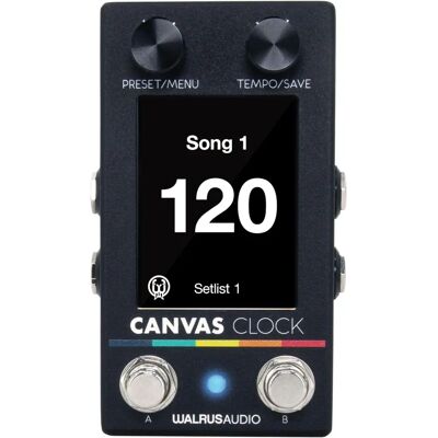 Walrus Audio Canvas Clock - Gitarreffektpedal Walrus Audio Canvas Clock - Gitarreffektpedal